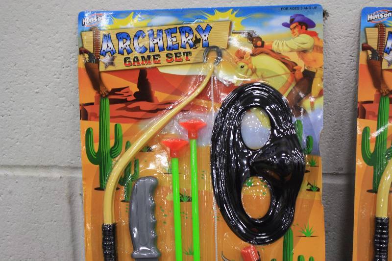 lot 168 image: Toy Archery Sets 2 Qty New