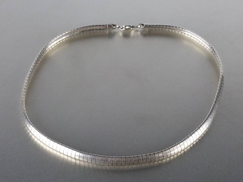 Large Mens Sterling Silver Necklace - Made in Italy