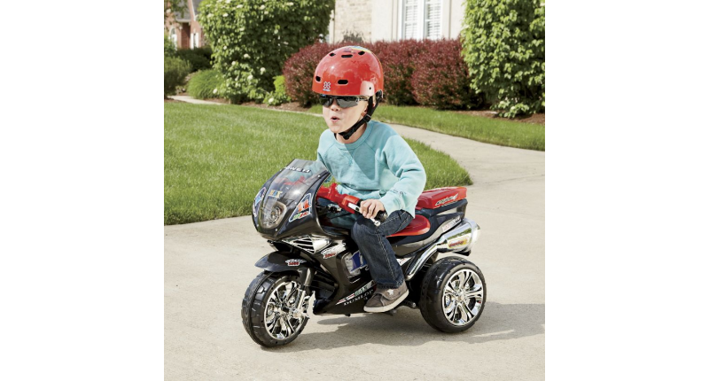 Battery-Powered 3-Wheel Racer open ...