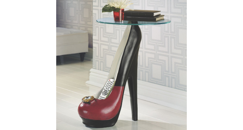 High Heel Table open box, no glass ...