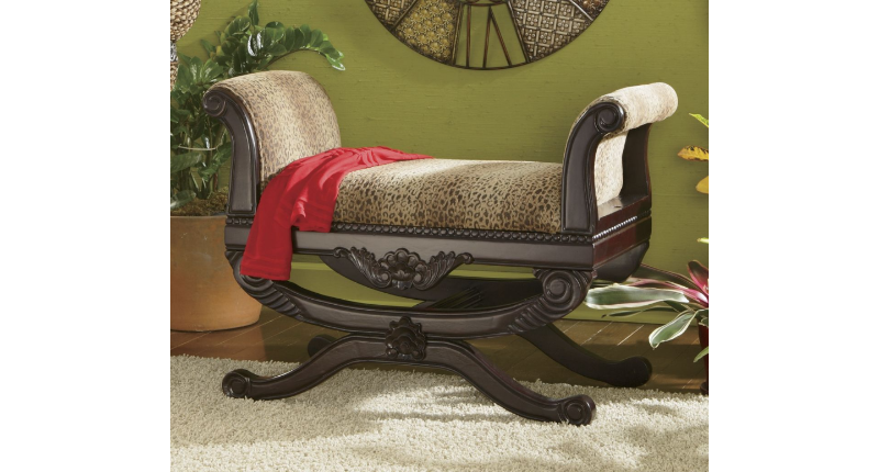 Leopard Bench open box Retail $219....