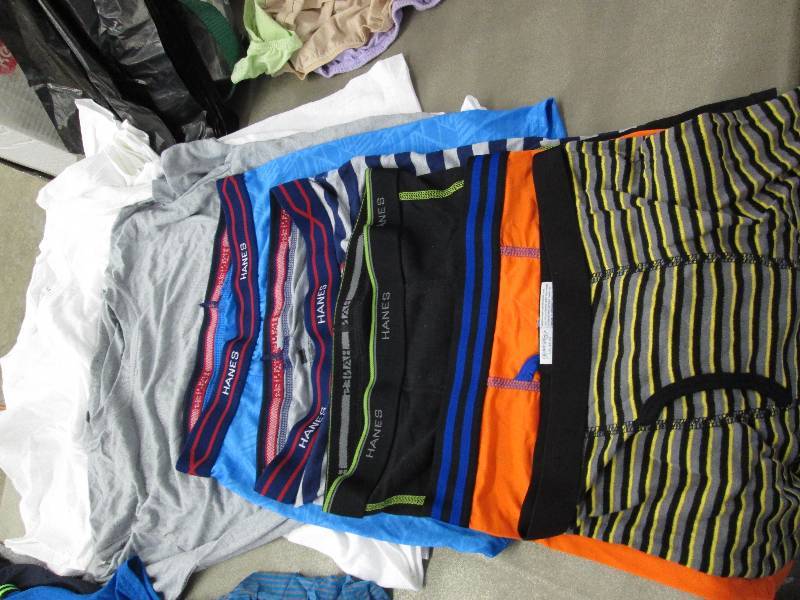 3 Tshirts, 5 Prs of Underwear Size ...