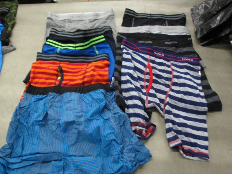 Lot of 9 New Boys Large Underwear...