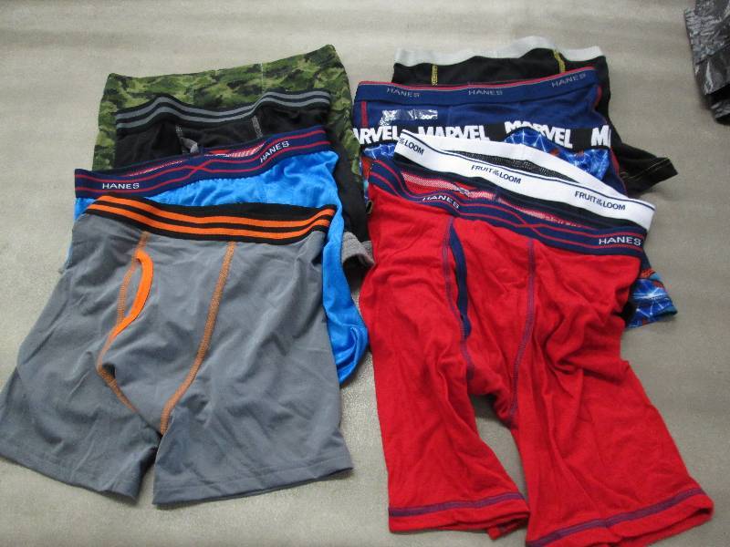 Lot of 9 New Boys Large Underwear...