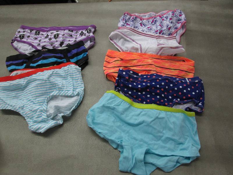 Lot of 7 New Girls Panties Size 10...