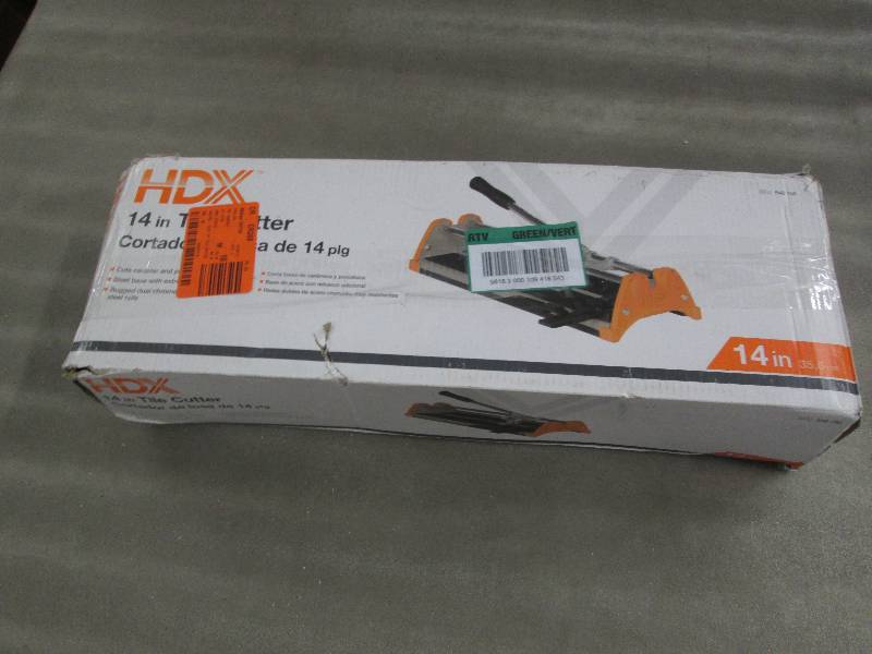 HDX 14 in. Rip Ceramic Tile Cutter ...