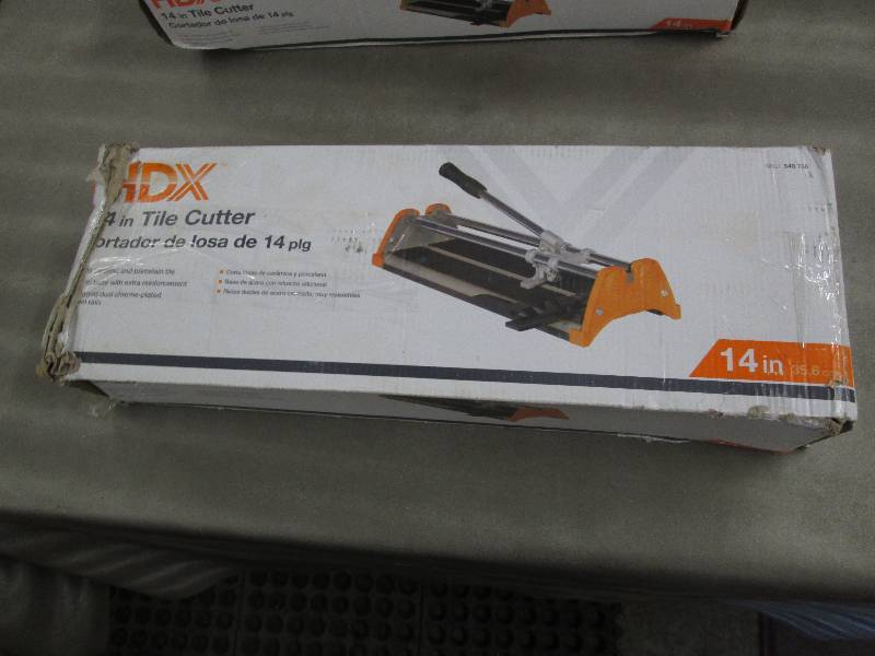 HDX 14 in. Rip Ceramic Tile Cutter ...