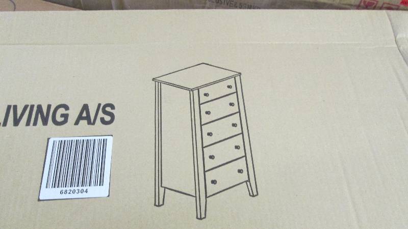Emil 5 Drawer Chest open box Retail...