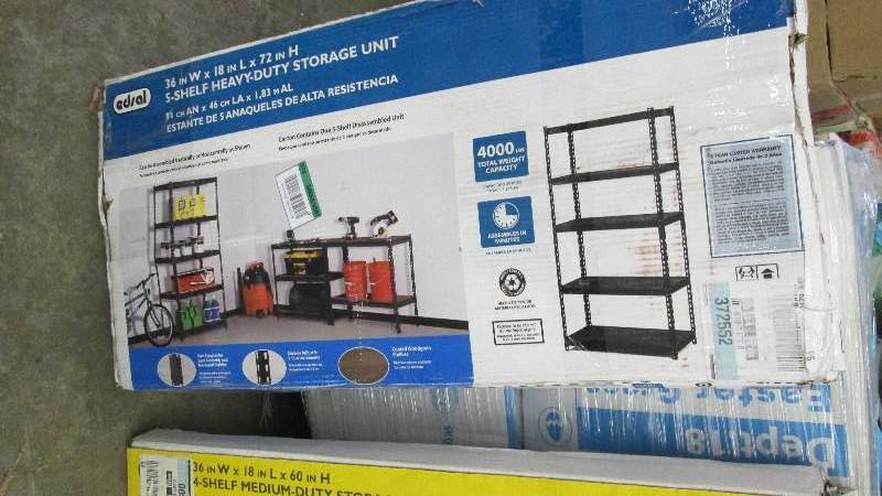 Edsal 72 in. H x 36 in. W x 18 in. ...