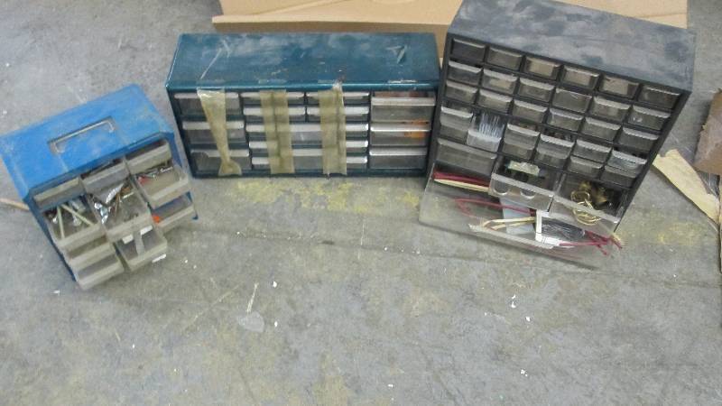 Lot of 3 Assorted Shop Organizers w...