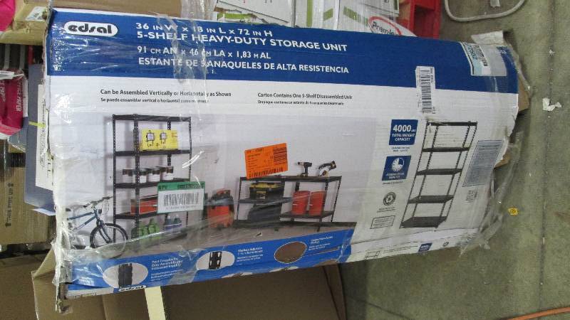 Edsal 72 in. H x 36 in. W x 18 in. ...