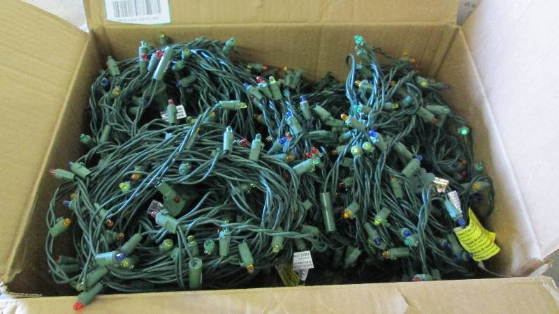 Box of Christmas Lights untested...