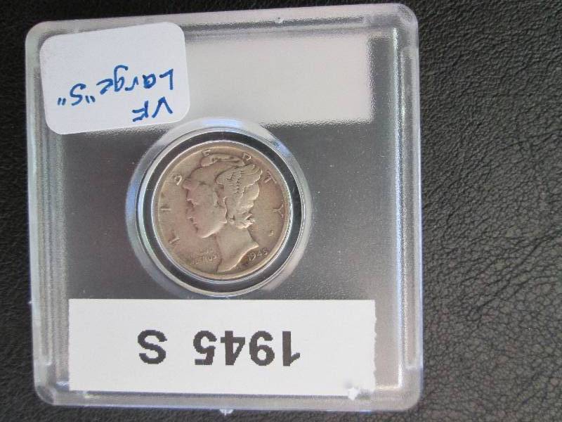1945 S Dime  VF...