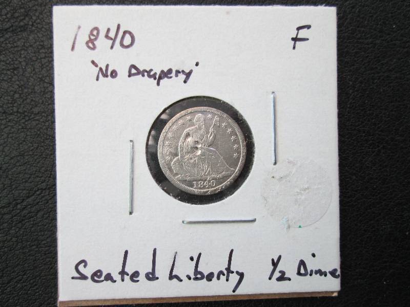 1840 Seated Liberty Half Dime no d...