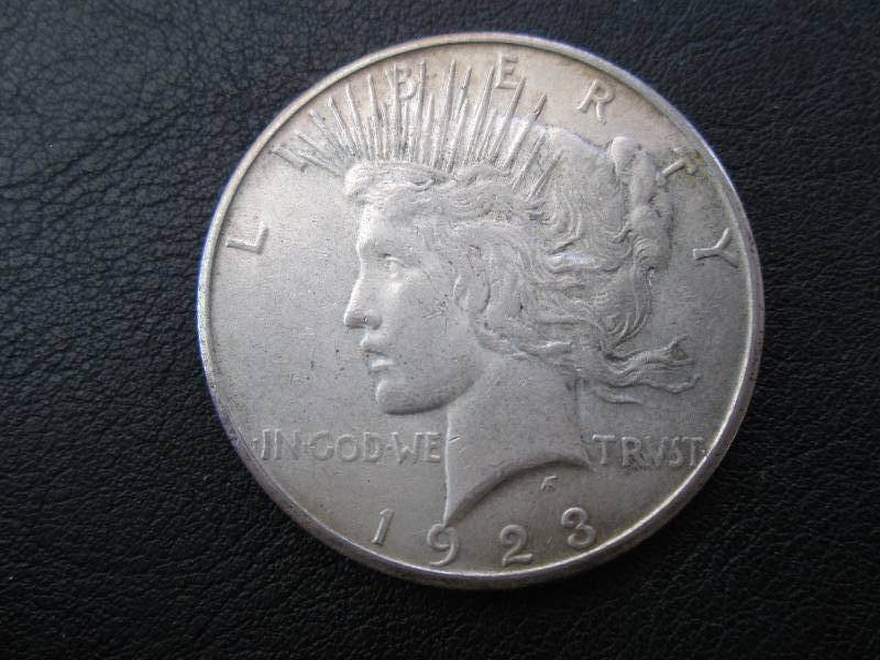 1923 S Peace Dollar...