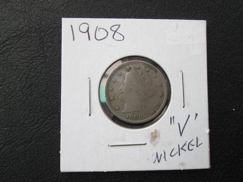 1908 V Nickel...