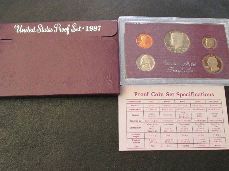 1987 S Proof Coin Set...