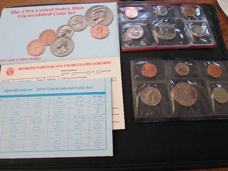 1994 P and D Uncirculated Coin Set...