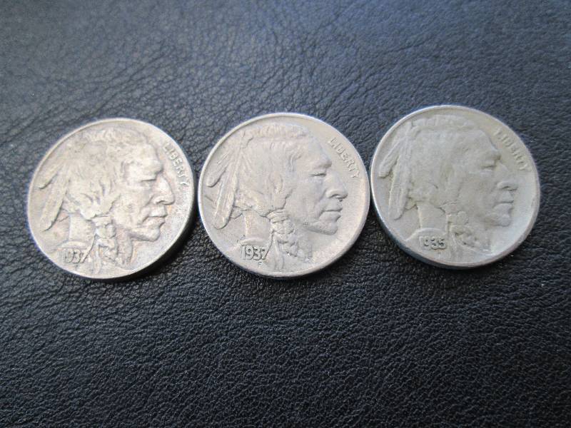1937  1937 S  1935 S Buffalo Nickel...