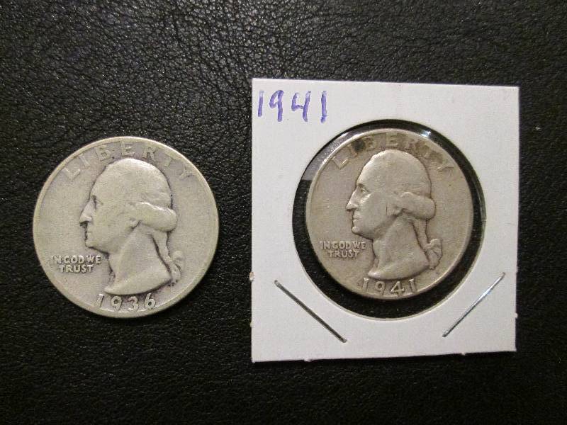 1936 and 1941 Quarter...