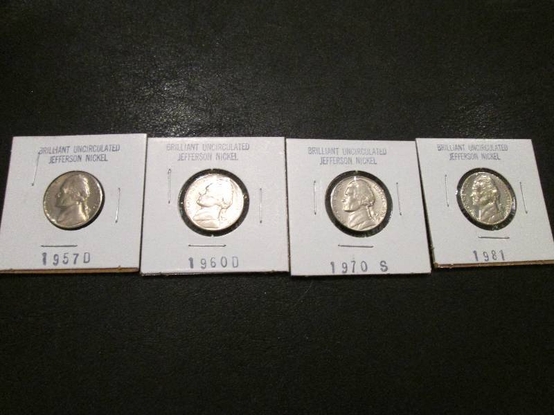 Brilliant Uncirculated Nickels, 195...