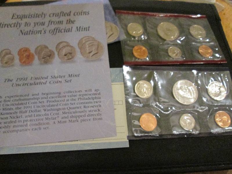 1991 D and P Uncirculated Coin Set...