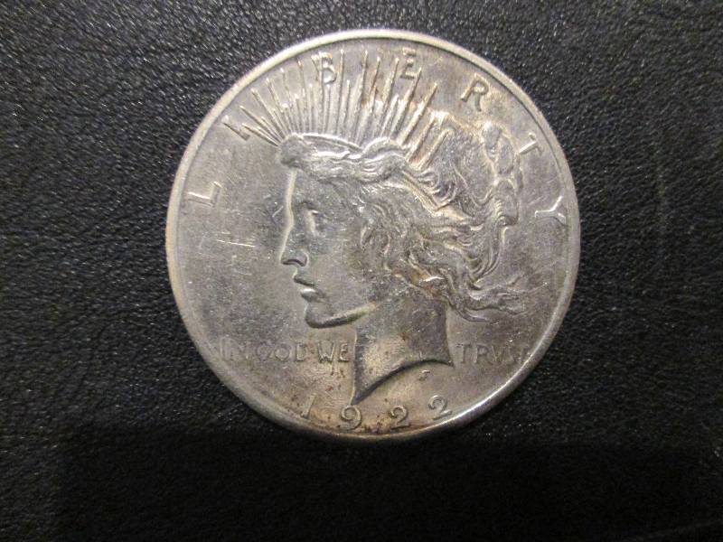 1922 S Peace Dollar...