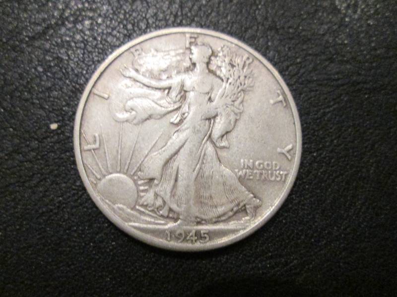 1945 S Half Dollar...