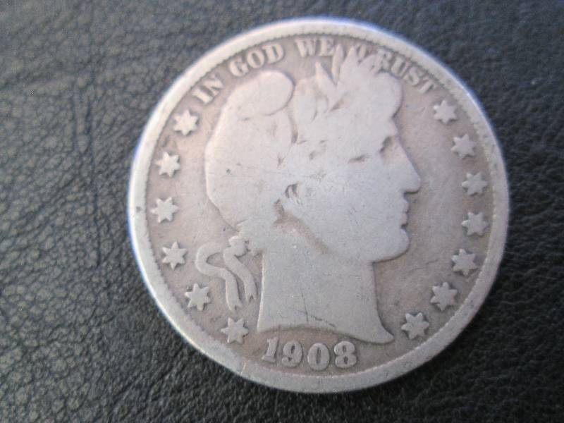 1908 S Half Dollar...
