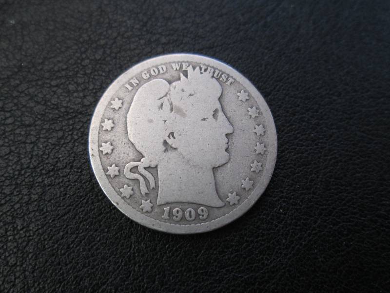 1909 Quarter Dollar...