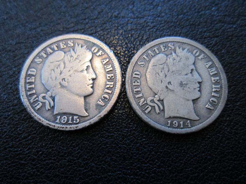 1914  1915 Dimes...