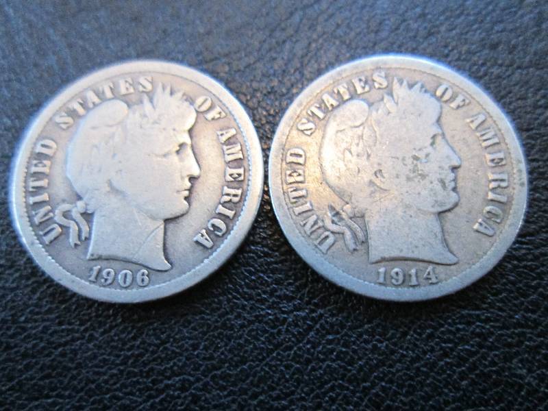 1906  1911 Dimes...
