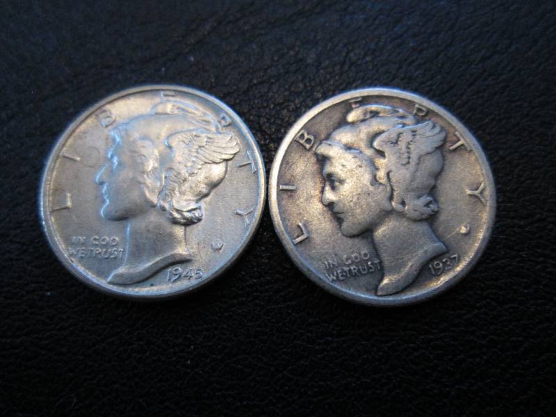 1945 D  1937 S Dimes               ...