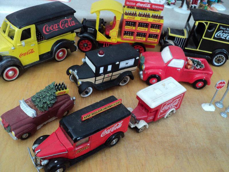 Coca-Cola trucks and parking meters...