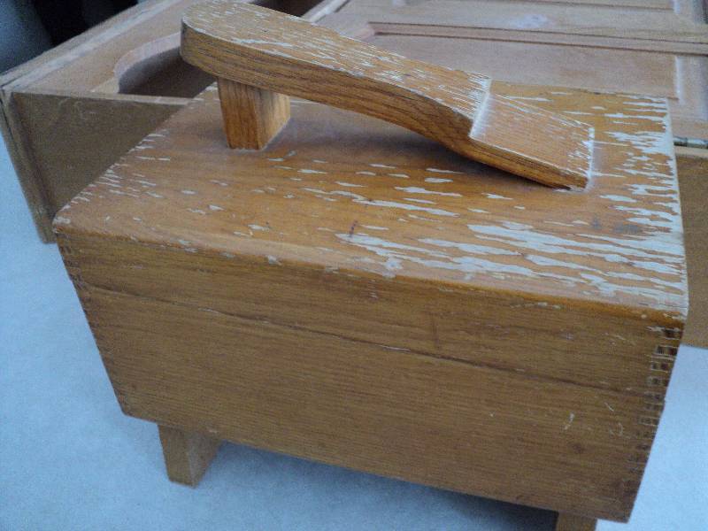 shoe shine kit and wall cabinet...