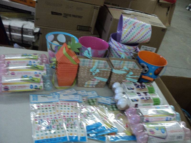 Easter pails and eggs...