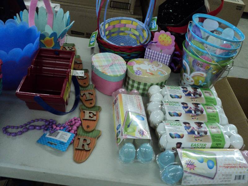 Easter pails and eggs...
