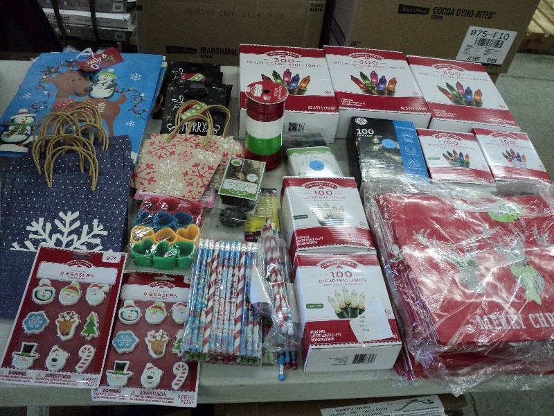 Christmas lights and bags and misc...