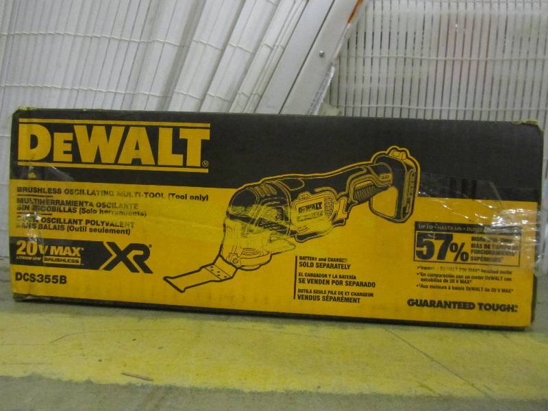 lot 11 image: DEWALT 20-Volt Max Lithium-Ion Cordless Oscillating Multi-Tool (Tool-Only)