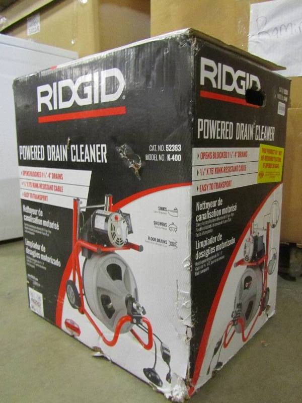 lot 27 image: RIDGID K-400 Drum Machine with C-32 IW Cable