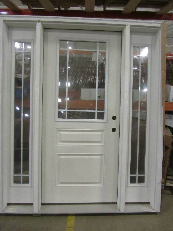 lot 34 image: 71in x 83in door with side lights