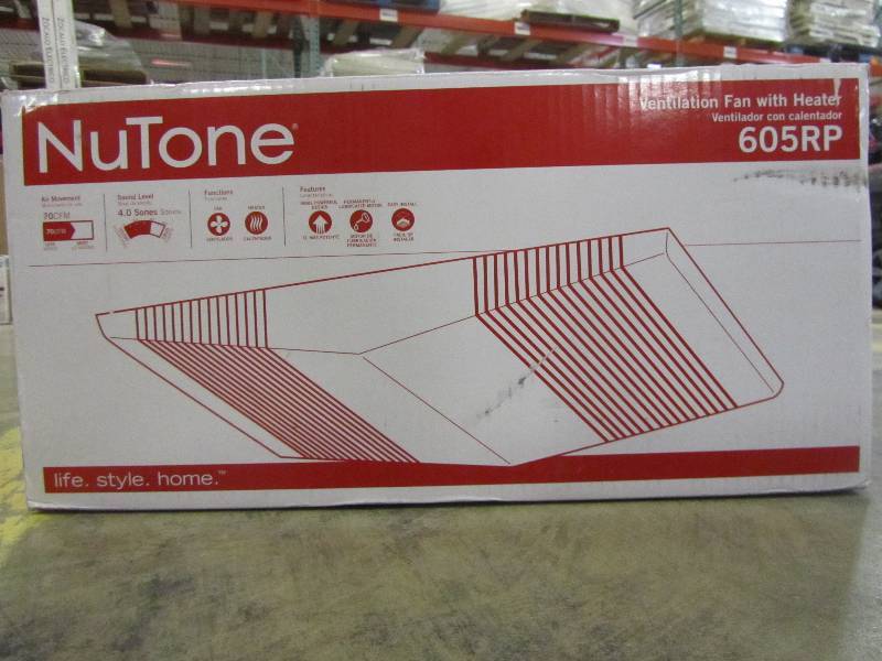 lot 54 image: NuTone Heat-A-Vent 70 CFM Ceiling Exhaust Fan with 1300-Watt Heater