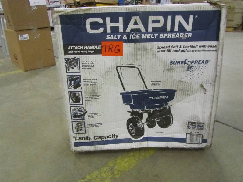 lot 88 image: Chapin 80 lb. Assembled Ice Melt Broadcast Spreader