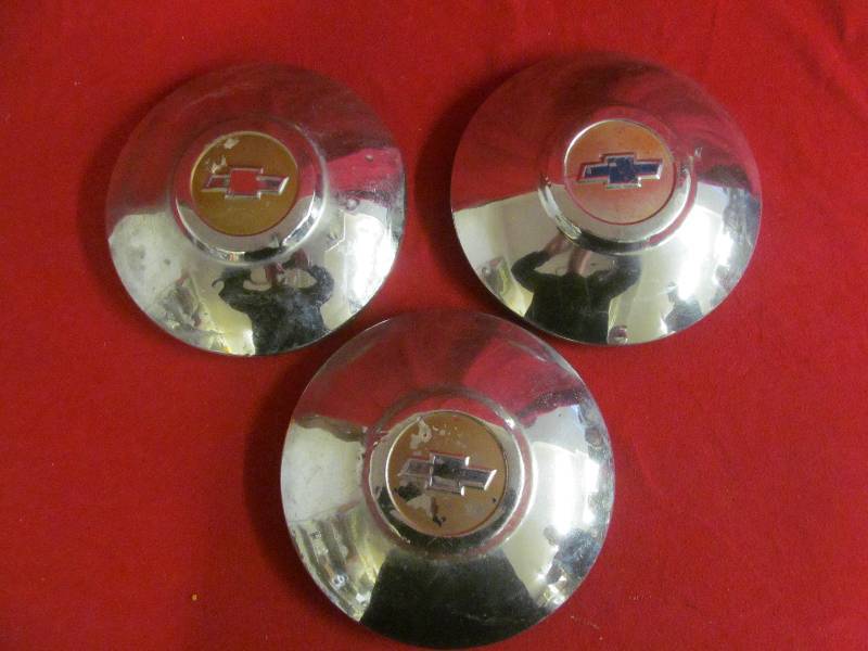vintage Chevy Hub caps