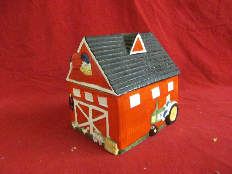 barn cookie jar