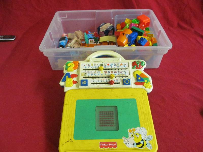 Fisher Price learning toy, Thomas The train and track Legos