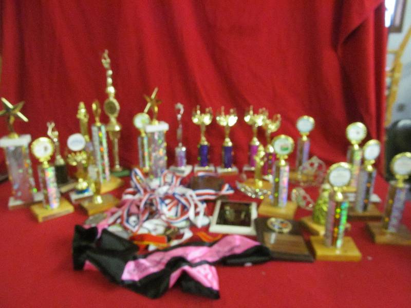 Pagent throphies, sashes, tarias, medals