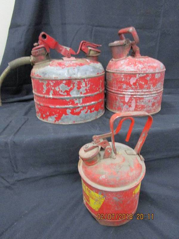lot 48 image: 3 Gas Cans