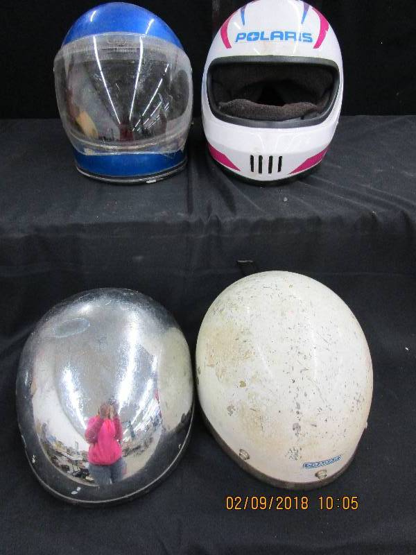 lot 53 image: 4 Helmets
