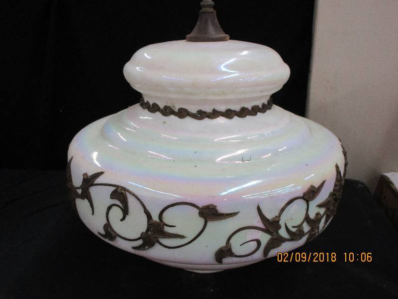 lot 54 image: Vintage Lamp Top